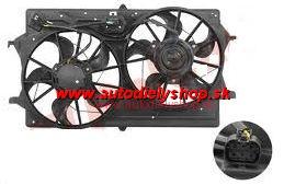  Ford Focus 98-04 -Ventilátor chladiča na  1,8Di-1,8TDCi-2,0i s klímatizaciou. 