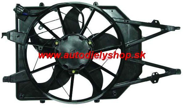  Ford Focus 99-04 Ventilátor chladiča na motory 1,8Di-1,8TDCi bez klimatizacie.