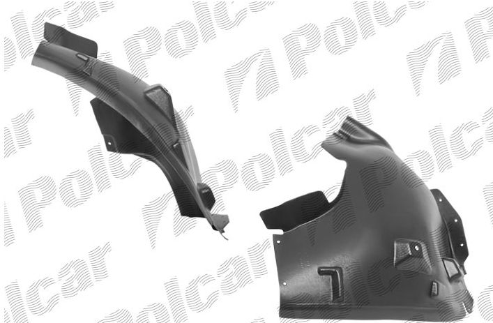 Mercedes M /W164/ 7/2005- predný podblatník ľavý - ZADNÁ ČASŤ