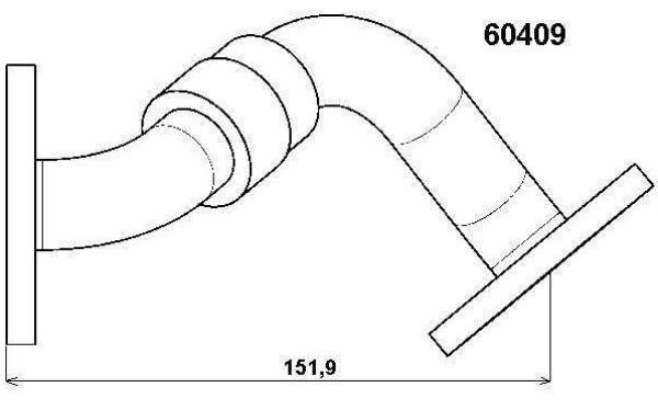 VW PASSAT 11/00-3/05 potrubie EGR-ventilu /WAHLER/