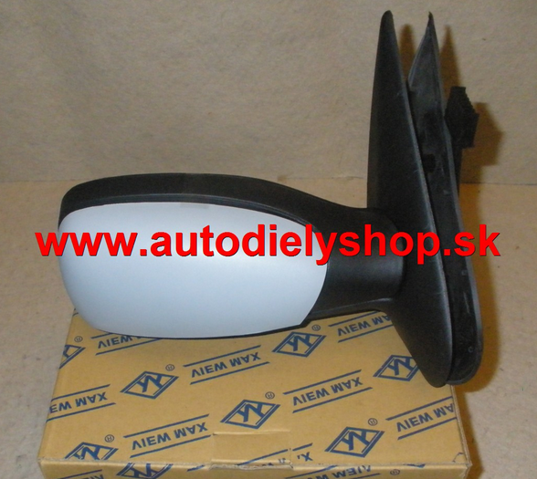  Peugeot 306 3/93-4/97  elektrické spätné zrkadlo pravé, kryt na maľovanie