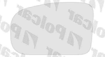  Peugeot 306 3/93-4/97 sklo zrkadla pravé, vypuklé chrómové  sklo