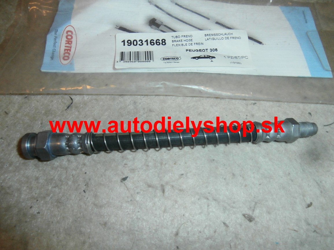 Peugeot 306 5/97-3/01 zadná brzdová hadica /CORTECO/