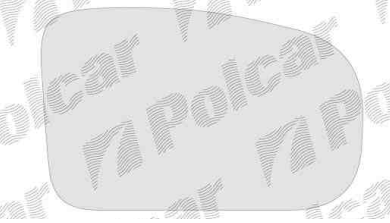  Peugeot 306 97-01  sklo zrkadla ľavé, asferické chrómové sklo