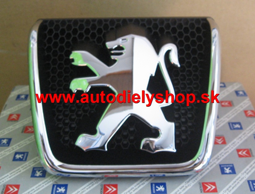 Peugeot 307 01-05 Znak PEUGEOT na prednú mriežku  ORIGINÁL