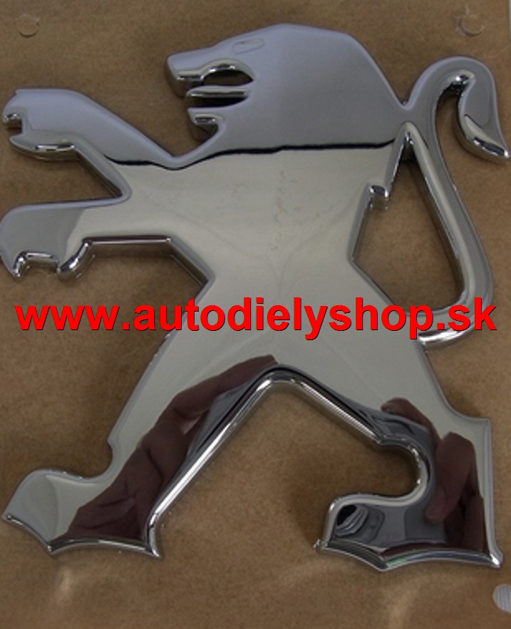 Peugeot 307 01-05 Zadný znak PEUGEOT ORIGINÁL