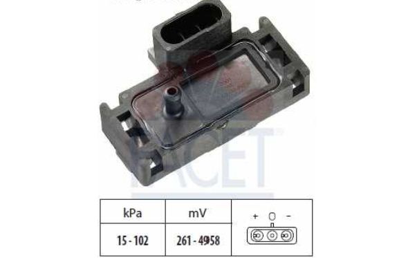Renault CLIO 9/98-6/01 senzor tlaku nastavenia výšky do roku 10/1999 /FACET/