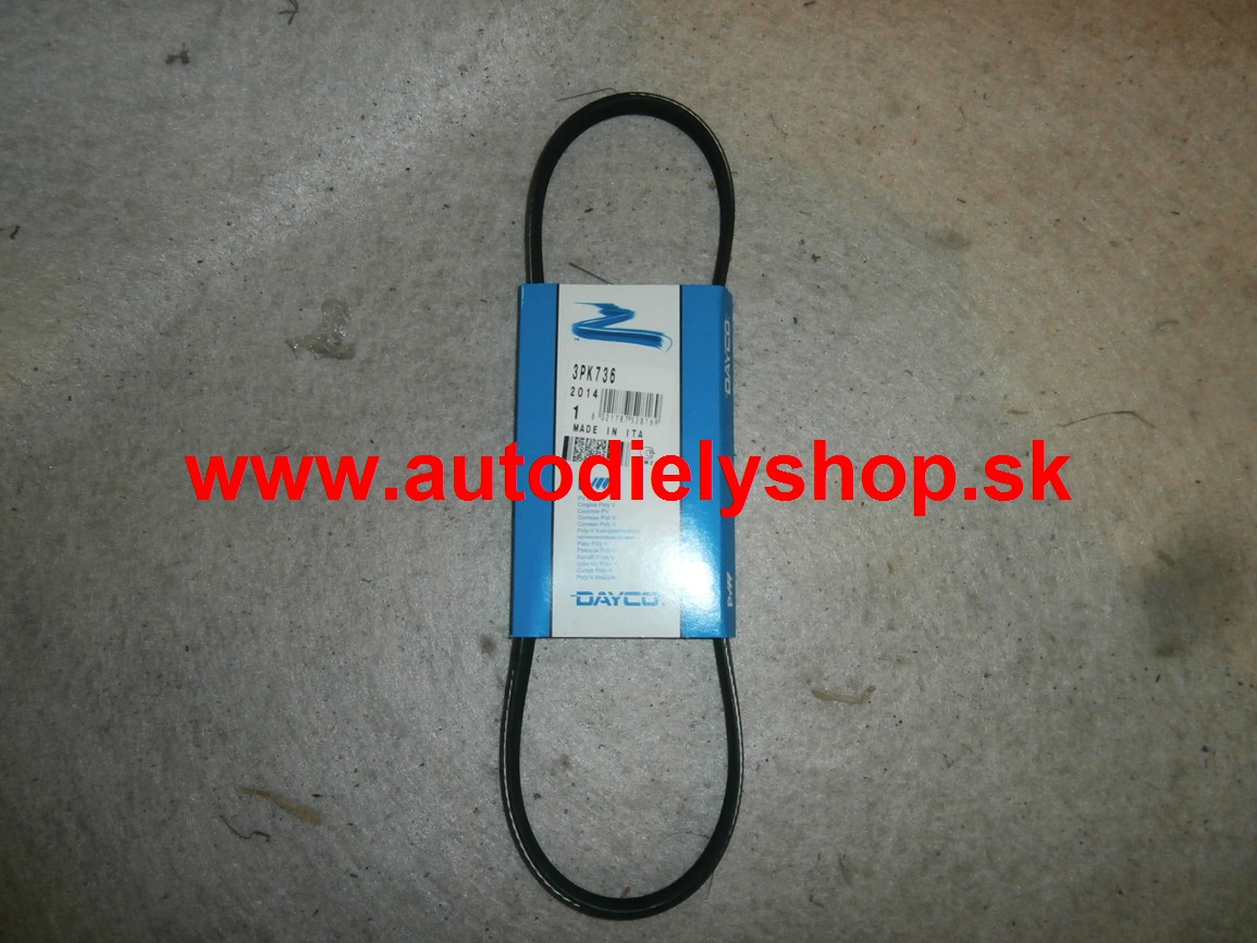 Renault CLIO 9/98-6/01 ozubený klinový remeň /DAYCO/