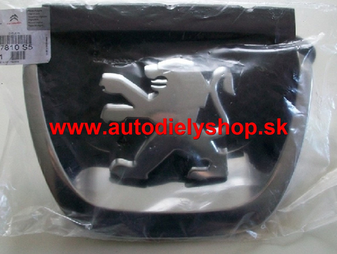  Peugeot 308 9/07-  Znak PEUGEOT na prednú mriežku  ORIGINÁL