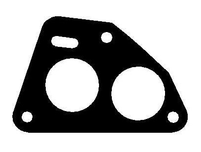 Peugeot 405 9/87-96 tesnenie kolena sac. potrubia /ELRING/