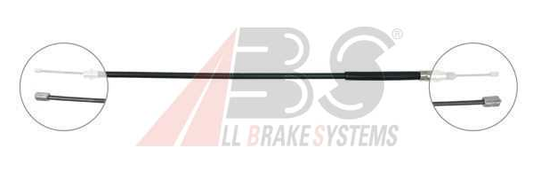 Peugeot 406 5/95-5/99 zadné brzdové lanko pravé /A.B.S./