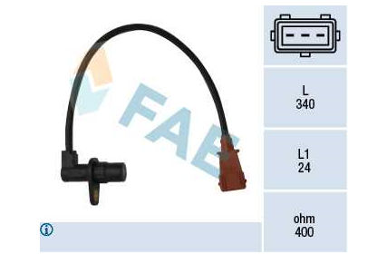 Peugeot 406 5/95-5/99 snímač otáčok pre riadenie motora /FAE/