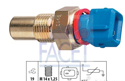 Peugeot 406 5/95-5/99 snímač teploty chladiacej kvapaliny /FACET/