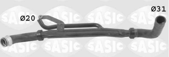 Peugeot 406 5/95-5/99 hadica chladenia
