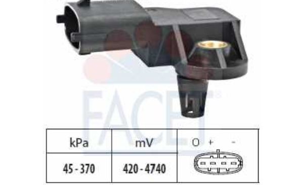 Renault LAGUNA 4/05-7/07 senzor tlaku nastavenia výšky /FACET/