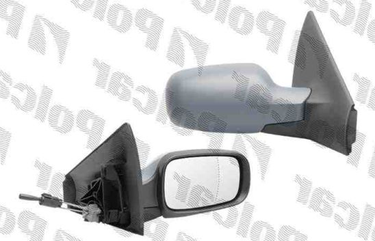 Renault MÉGANE II 1/06-10/08 mech.spätné Pravé / pre lak /
