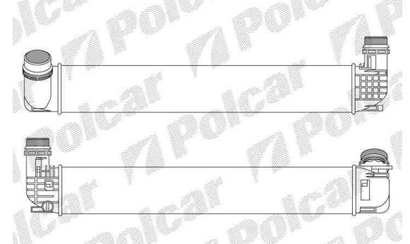 Renault MÉGANE III 11/08- chladič vzduchu 1,9DCi - 2,0TCE