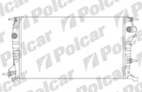 Renault MÉGANE III 11/08- chladič vody /2,0TCE-1,9DCI-2,0DCI/
