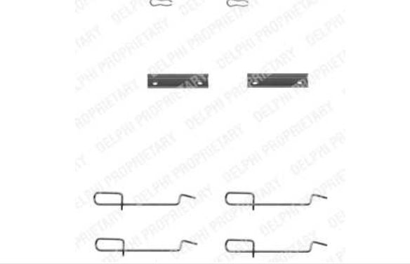 Renault MÉGANE SCENIC1/96-8/99 sada príslušenstva obloženia kotuč. brzdy  