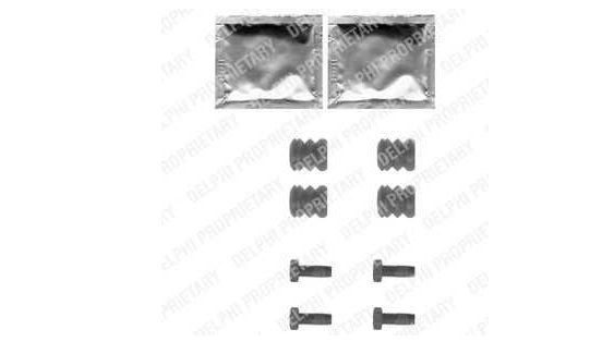 Renault MÉGANE SCENIC1/96-8/99sada príslušenstva obloženia kotúčovej brzdy 