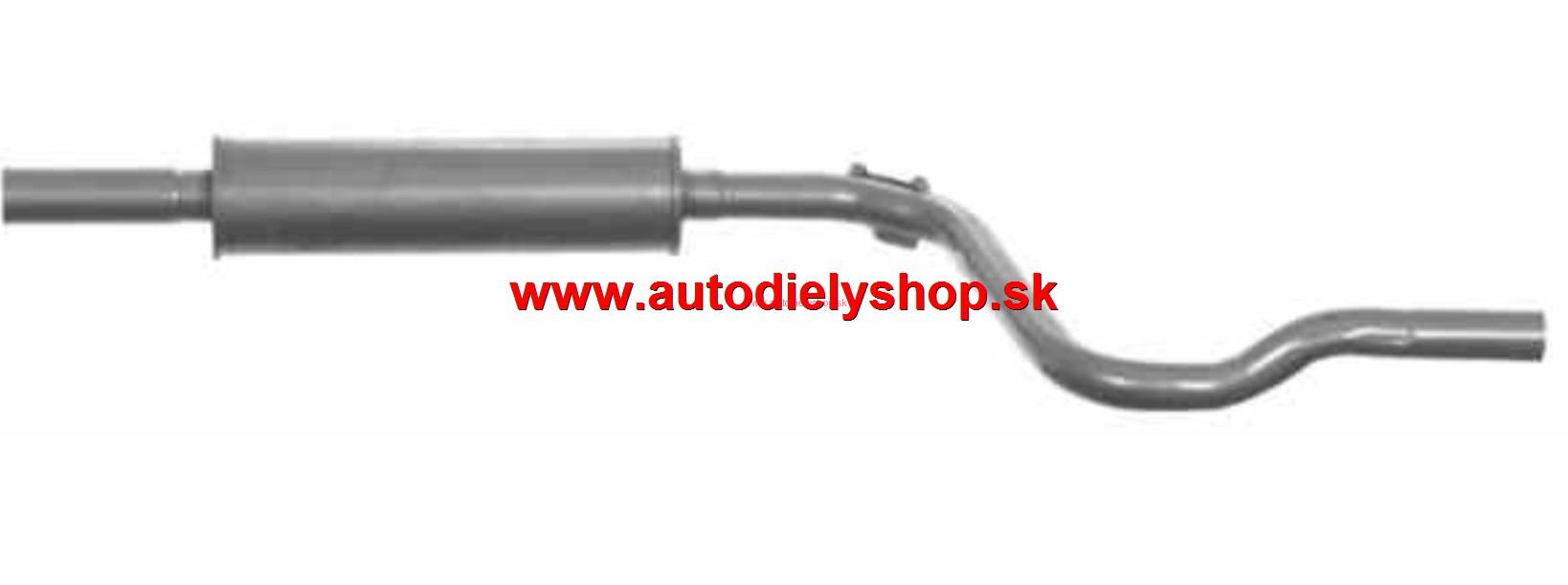 VW CADDY 10/95-2/04 stred výfuku 1,4i/44kw-1,6i/55kw-1,9D/47kw 