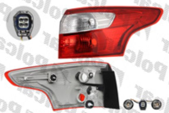 Ford FOCUS 3/2011- zadné svetlo, pravé /KOMBI/ -vonkajšie