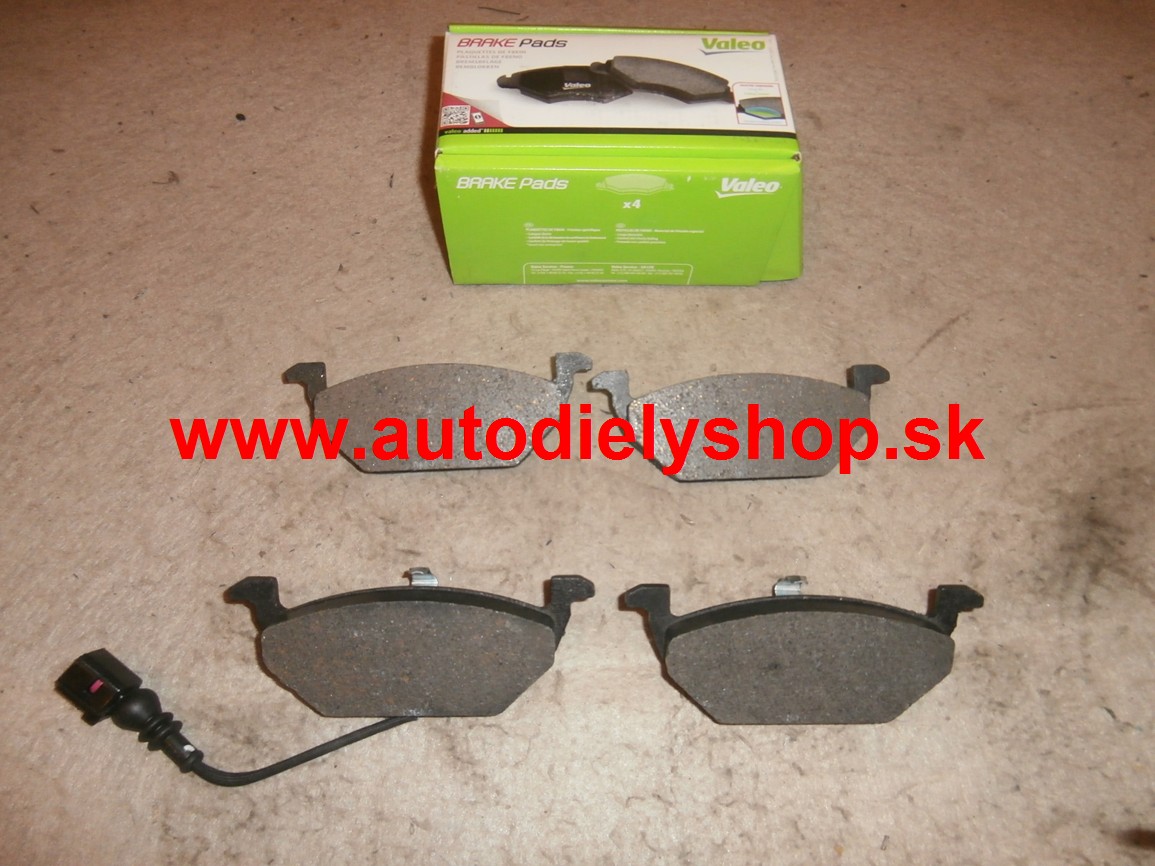 Seat LEON 9/05-Predné platničky sada VALEO/ brzdový system Volkswagen/