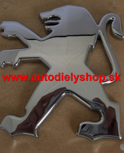 Peugeot 407 5/04- zadný znak PEUGEOT ORIGINÁL