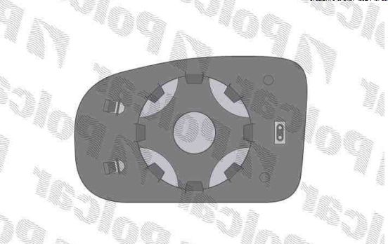 Ford KA 10/2008- sklo zrkadla ľavé,vyhrievané