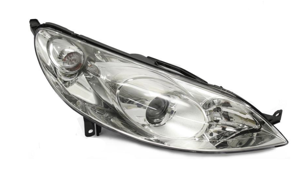 Peugeot 407 5/04- hlavný reflektor pravý D2S+H7, xenon
