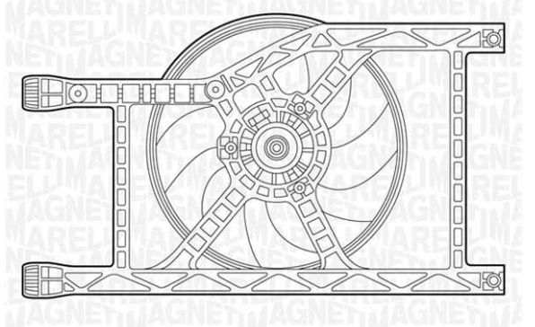 Ford KA 10/08- ventilátor chladiča /1,2-1,3TDCi/