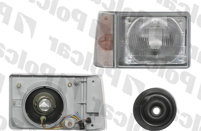 Fiat PANDA 03/80-07/04  hlavný reflektor pravý R2