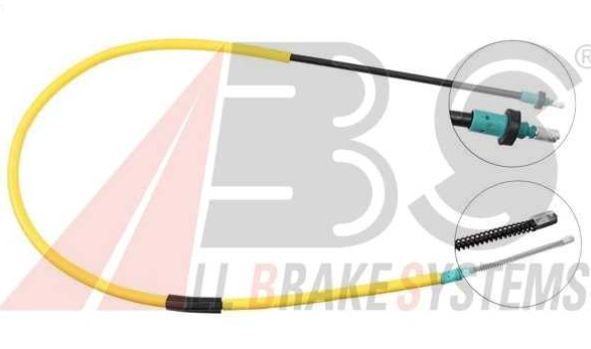 Renault MODUS 9/04-2/08 lanko ručnej brzdy zadné pravé /A.B.S/