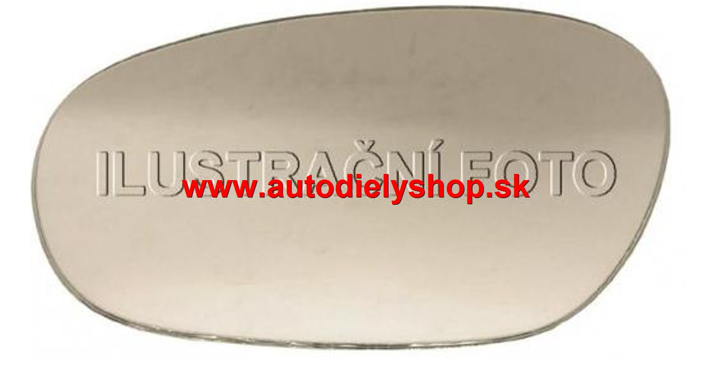 Fiat PANDA 03/80-07/04 Sklo spätného zrkadla ľavé