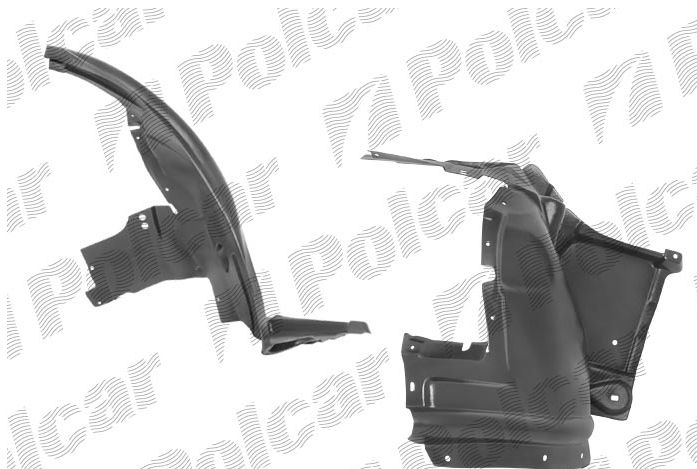 BMW X6 E71 2008- predný podblatník ľavý /Zadná časť/