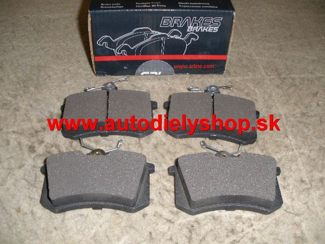 Seat IBIZA V 03/08- zadné platničky Sada / SRL /