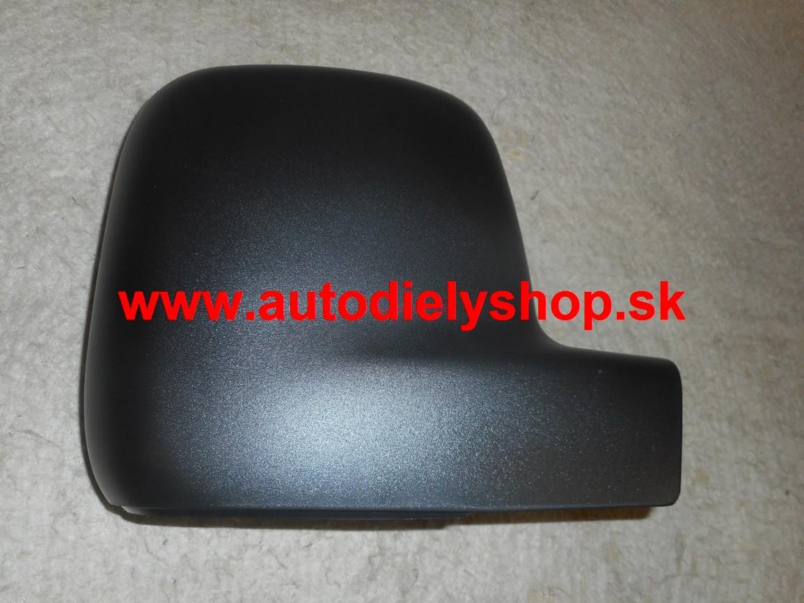 VW CADDY 3/04- kryt zrkadla pravy - čierny 