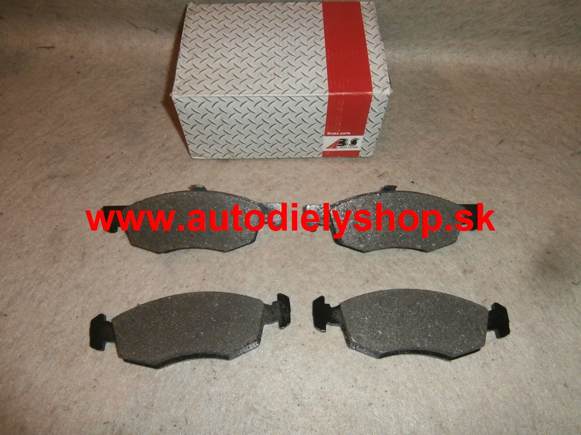 Fiat DOBLO 01-10/05 predné platničky Sada / ABS / typ ATE