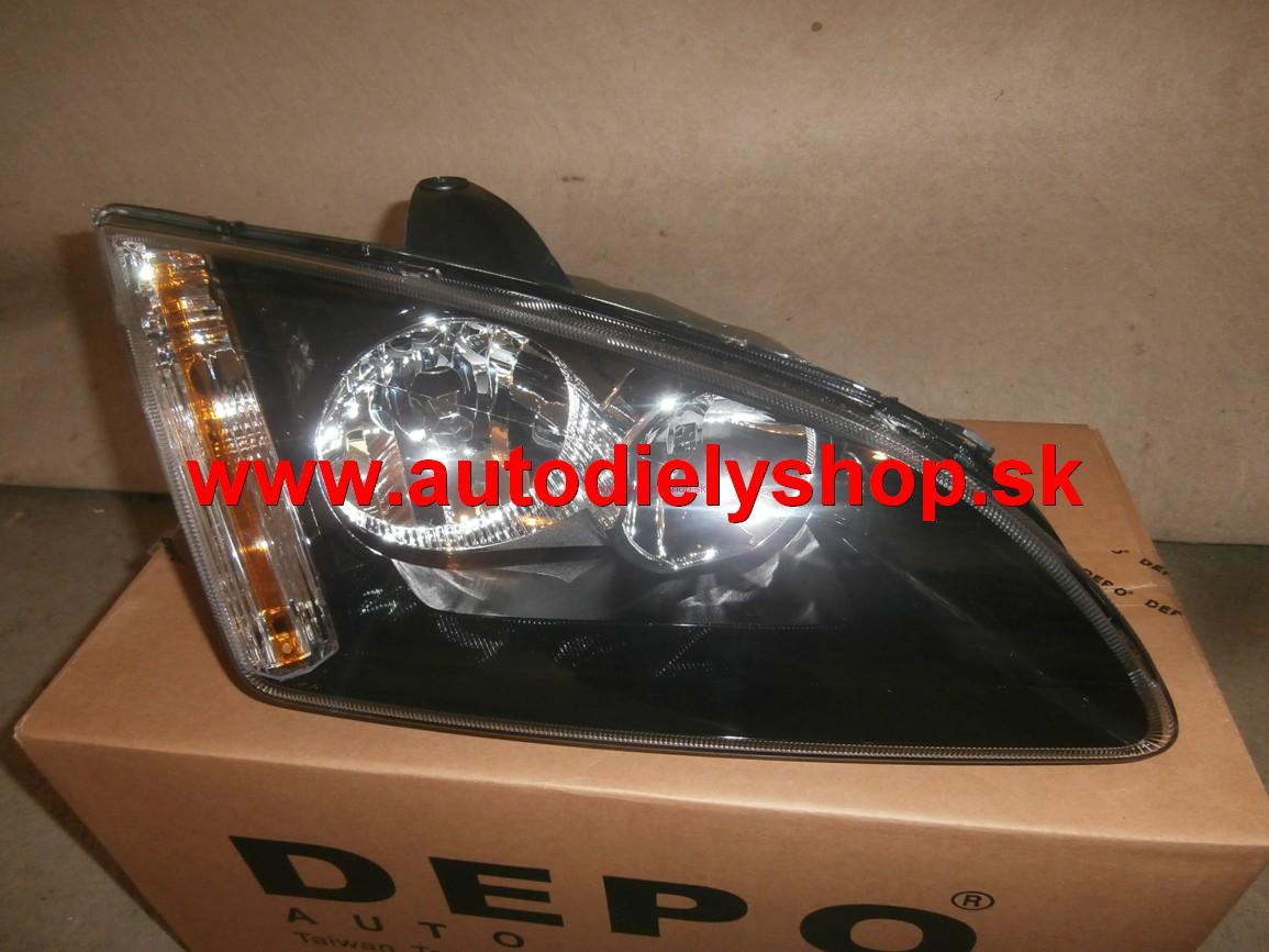 Ford Focus 11/04-2/08 svetlo H1+H7 pravé,čierne 