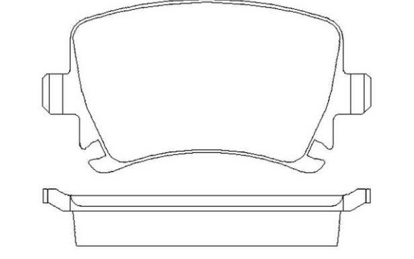 Seat ALHAMBRA 06/10- zadné platničky sada /BENDIX/