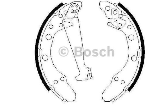 Seat MII 10/11- sada zadných brzdových čeľustí /BOSCH/