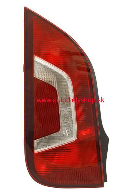 VW UP 12/11- zadné svetlo ľavé , so žiarovkovou lištou