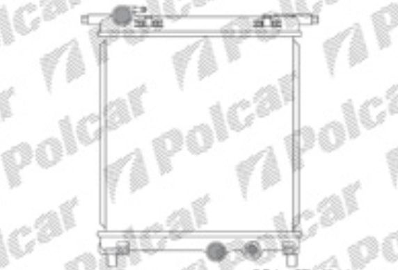 VW UP 12/11- chladič vody pre 1,0 44 kW