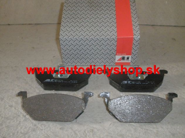 VW UP 12/11- predné platničky sada /A.B.S/