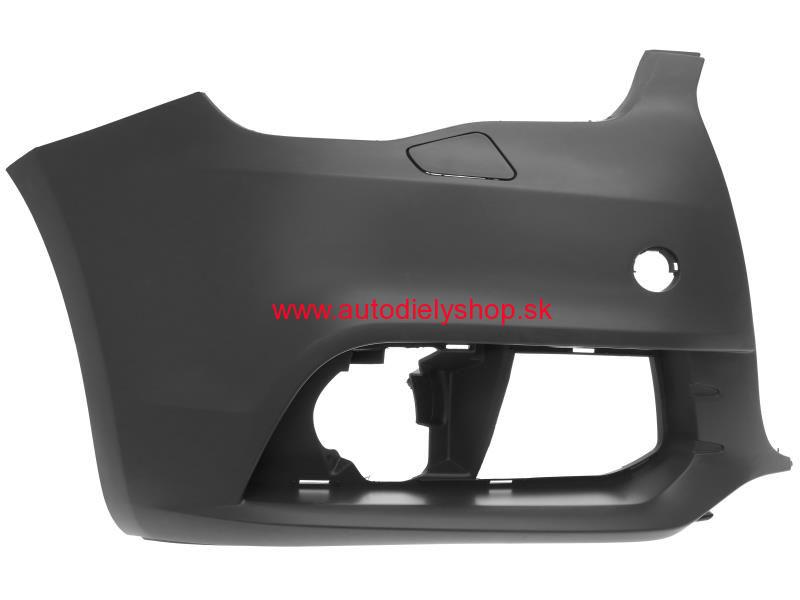 Audi A1 5/2010- roh predného nárazníka, Pravý s otvorom pre ostrekovač