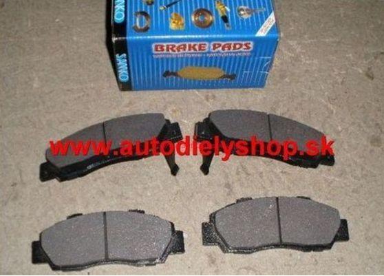  Ford FUSION 8/02-10/05 predné platničky sada " SAMKO"