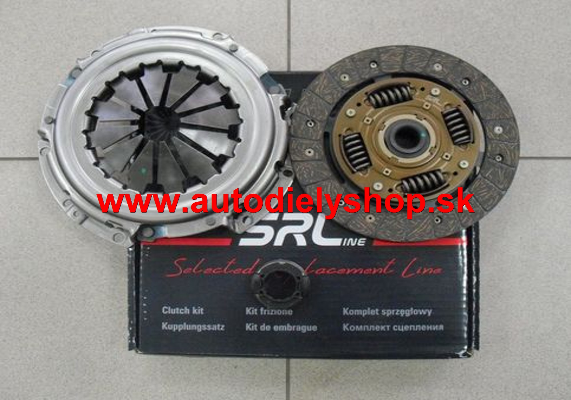 Audi A2 9/00- spojková sada 1,4i/55kw /SRL/