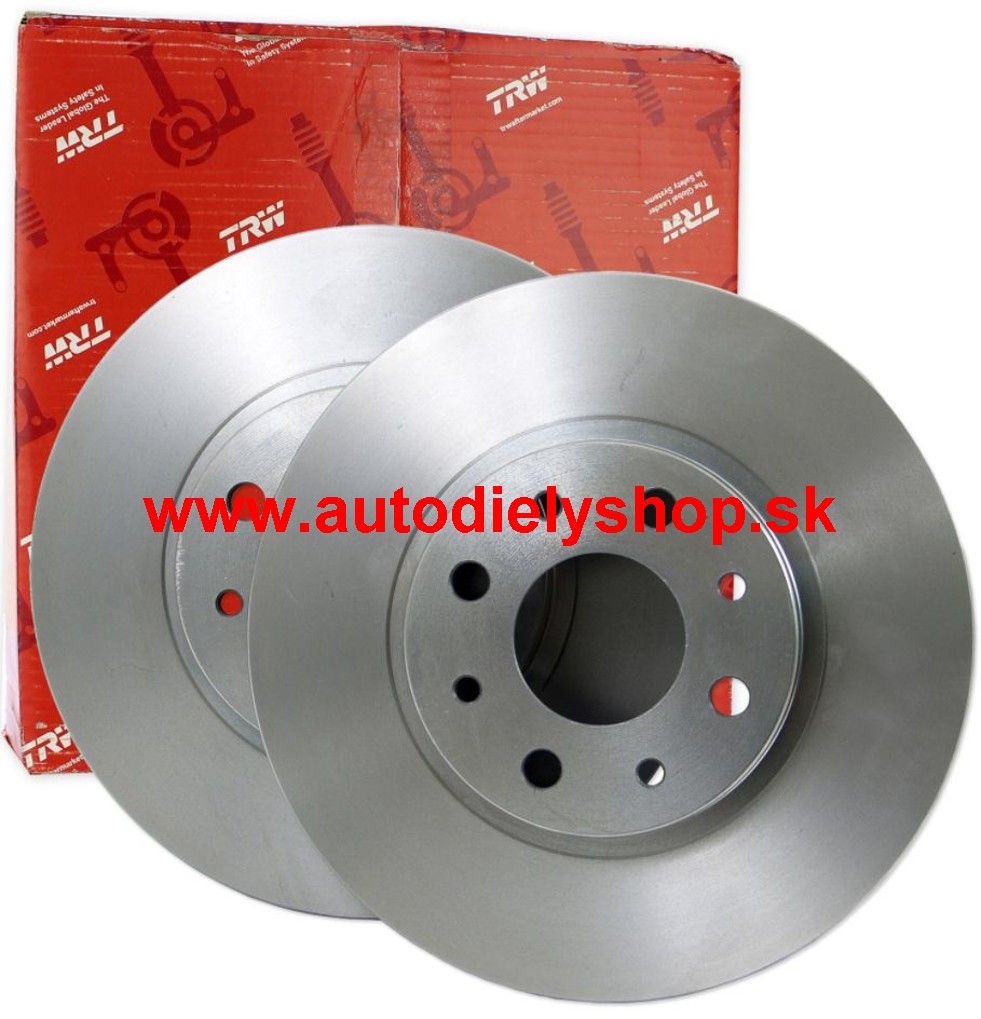 Audi A4 10/04- predné brzdové kotúče 288mm Sada L+P/ TRW /