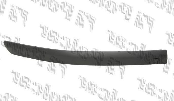 Peugeot 807 6/02- lišta nárazníka, čierna pravá