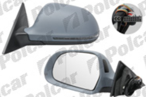 Audi A5 6/2007-2011 spätné zrkadlo Lavé / sklopné /do r.v.09